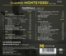 Claudio Monteverdi (1567-1643): Madrigali Libro 8, 3 CDs