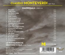 Claudio Monteverdi (1567-1643): Madrigali Libro 9, CD