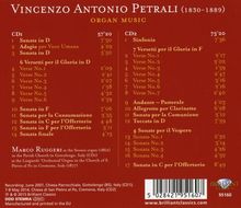 Vincenzo Antonio Petrali (1830-1889): Orgelwerke, 2 CDs