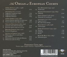 The Organ at European Courts, CD