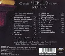 Claudio Merulo (1533-1604): Motetten, CD