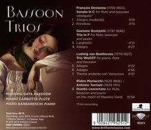 Musik für Fagott, Flöte &amp; Klavier "Bassoon Trios", CD
