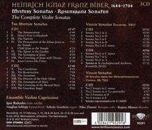 Heinrich Ignaz Biber (1644-1704): Rosenkranz-(Mysterien-)Sonaten Nr.1-16, 5 CDs