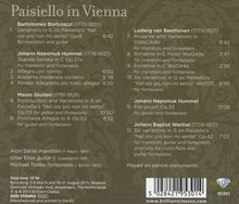 Paisiello in Vienna, CD