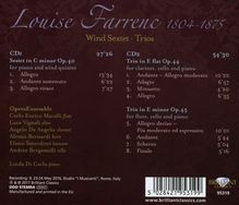 Louise Farrenc (1804-1875): Sextett für Klavier &amp; Bläser op.40, 2 CDs