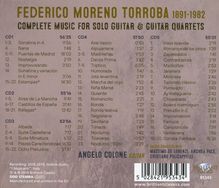 Federico Moreno Torroba (1891-1982): Sämtliche Gitarrenwerke &amp; Gitarrenquartette, 5 CDs