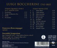 Luigi Boccherini (1743-1805): Stabat Mater (Erstfassung 1781), CD