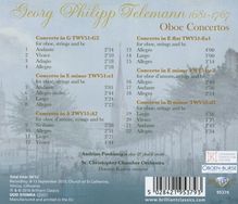 Georg Philipp Telemann (1681-1767): Oboenkonzerte, CD