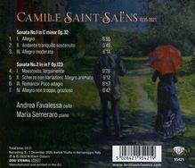 Camille Saint-Saens (1835-1921): Sonaten für Cello &amp; Klavier Nr.1 &amp; 2, CD