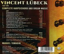 Vincent Lübeck (1654-1740): Sämtliche Werke für Orgel &amp; Cembalo, 2 CDs