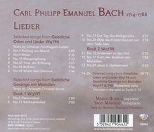 Carl Philipp Emanuel Bach (1714-1788): Lieder, CD