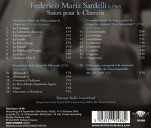 Federico Maria Sardelli (geb. 1963): Cembalosuiten Nr.1-3, CD