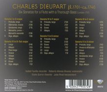 Charles Francois Dieupart (1667-1740): Sonaten Nr.1-6 für Blockflöte &amp; Bc, CD