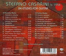 Stefano Casarini (geb. 1954): Etüden für Gitarre Nr.1-24, CD