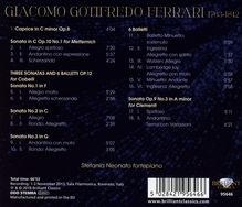 Giacomo Gotifredo Ferrari (1763-1842): Sonaten &amp; Balletti, CD
