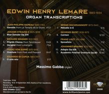 Edwin Henry Lemare (1866-1934): Orgeltranskriptionen, CD