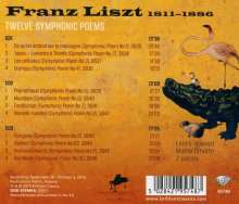 Franz Liszt (1811-1886): 12 Symphonische Dichtungen in Liszts Fassungen für 2 Klaviere, 3 CDs