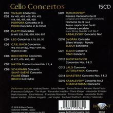 Cello Concertos, 15 CDs