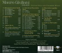 Mauro Giuliani (1781-1829): Gitarrenwerke &amp; Kammermusik mit Gitarre, CD