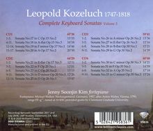 Leopold Kozeluch (1747-1818): Sämtliche Sonaten für Tasteninstrumente Vol.3, 4 CDs