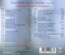 Frantisek Xaver Dussek (1731-1799): Sämtliche Klavierwerke, 5 CDs