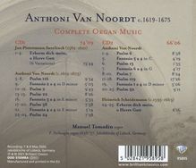 Anthoni van Noordt (1619-1675): Sämtliche Orgelwerke, 2 CDs