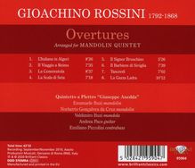 Gioacchino Rossini (1792-1868): Ouvertüren (arr. für Mandolinenquintett), CD