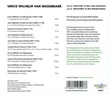 Erik Bosgraaf &amp; Francesco Corti - Unico Wilhelm van Wassenaer und die Blockflöte in den Niederlanden, CD