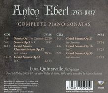 Anton Eberl (1765-1807): Klaviersonaten, 2 CDs