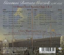 Giovanni Battista Grazioli (1746-1820): Cembalosonaten op.1 Nr.1-6 &amp; op. 2 Nr. 1-6, 2 CDs