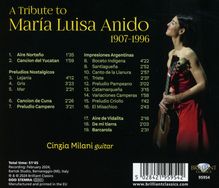 Maria Luisa Anido (1907-1997): Gitarrenwerke, CD
