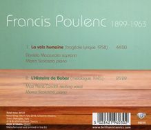 Francis Poulenc (1899-1963): La Voix Humaine für Sopran &amp; Klavier, CD