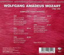 Wolfgang Amadeus Mozart (1756-1791): Klaviersonaten Nr.1-18, 5 CDs