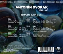 Antonin Dvorak (1841-1904): Symphonien Nr.1-9, 5 CDs