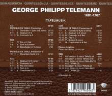 Georg Philipp Telemann (1681-1767): Tafelmusik (Gesamtaufnahme), 5 CDs