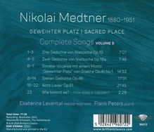 Nikolai Medtner (1880-1951): Sämtliche Lieder Vol.4 "Geweihter Platz / Sacred Place", CD