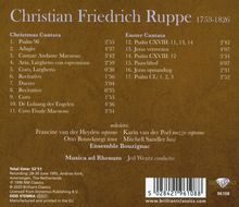 Christian Friedrich Ruppe (1753-1826): Weihnachtskantate, CD