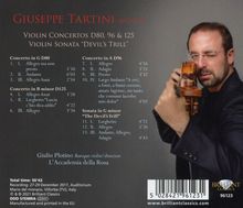 Giuseppe Tartini (1692-1770): Violinkonzerte D.80,96,125, CD