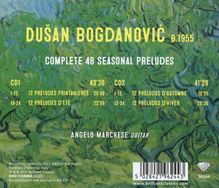 Dusan Bogdanovic (geb. 1955): Complete 48 Seasonal Preludes, 2 CDs