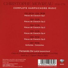 Christophe Moyreau (1690-1772): Sämtliche Cembalowerke, 7 CDs