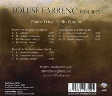 Louise Farrenc (1804-1875): Klaviertrios Nr.1 Es-Dur op.33 &amp; Nr.2 d-moll op.34, CD