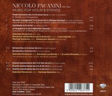 Niccolo Paganini (1782-1840): Werke für Violine &amp; Streicher, CD