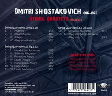 Dmitri Schostakowitsch (1906-1975): Streichquartette Vol.2, CD