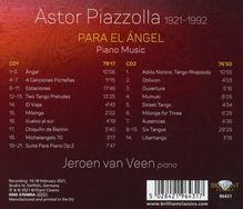 Astor Piazzolla (1921-1992): Tangos für Klavier - "Para el Angel", 2 CDs