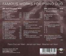 Piano Duo Van Veen - Famous Works for Piano Duo, 2 CDs