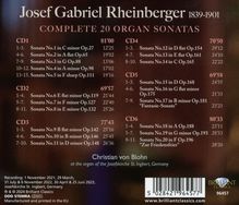 Josef Rheinberger (1839-1901): Orgelsonaten Nr.1-20, 6 CDs