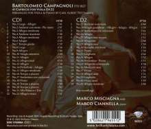 Bartolomeo Campagnoli (1751-1827): Capricen für Viola op.22 Nr.1-41 (arr. für Viola &amp; Klavier), CD