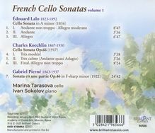 Marina Tarasova - French Cello Sonatas Vol.1, CD