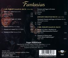 Carl Philipp Emanuel Bach (1714-1788): Cembalowerke - Fantasias, CD