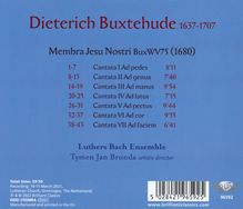 Dieterich Buxtehude (1637-1707): Kantate "Membra Jesu nostri" BuxWV 75, CD